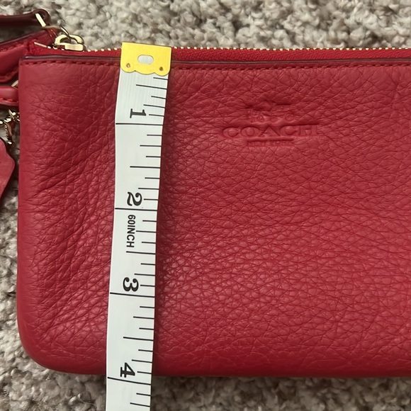 Coach Red Wristlet - Picture 13 of 16